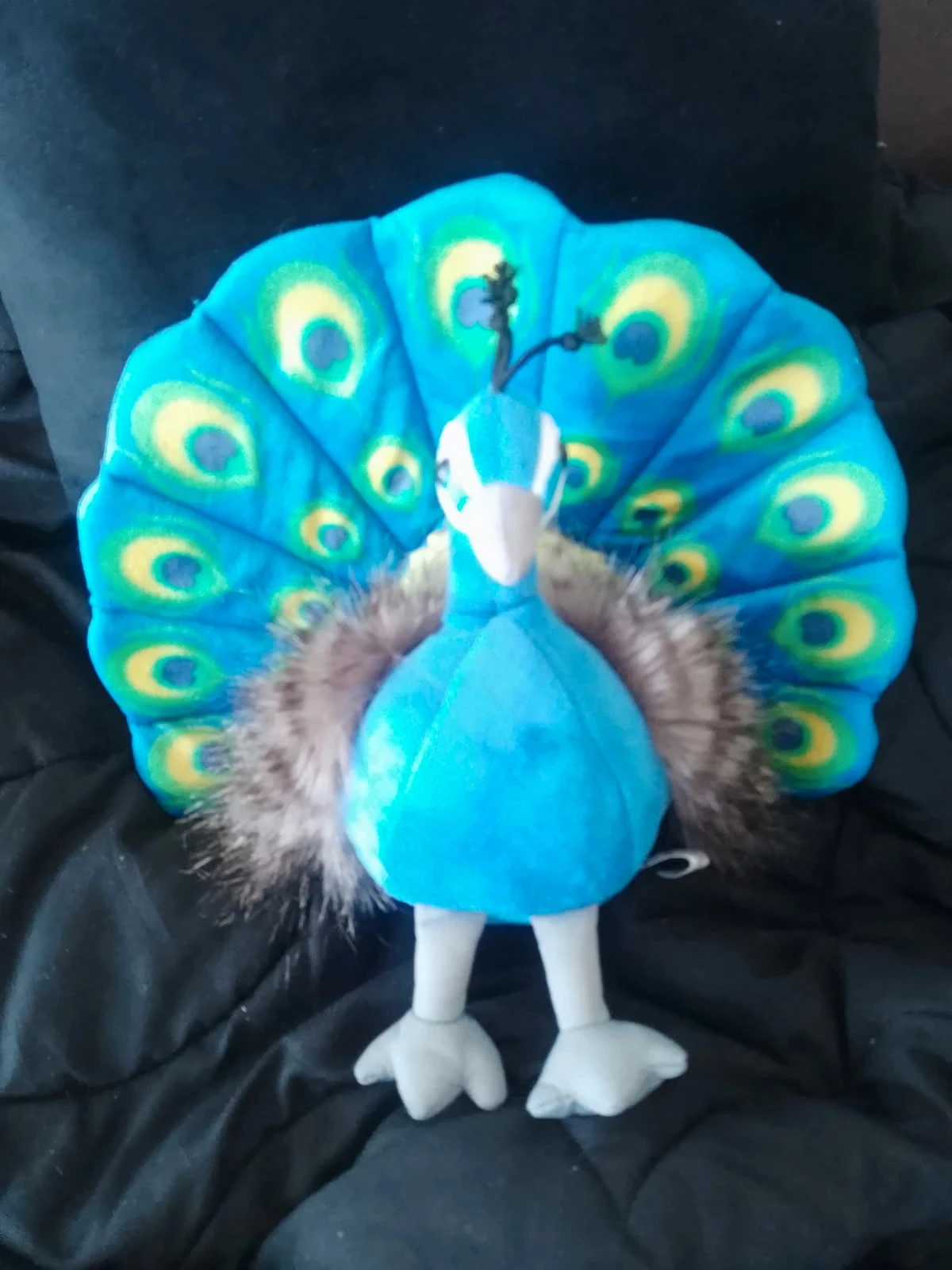 Pretty Blue Peacock Plush – photo 2